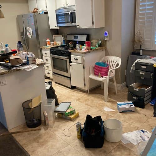 Cleaning Before